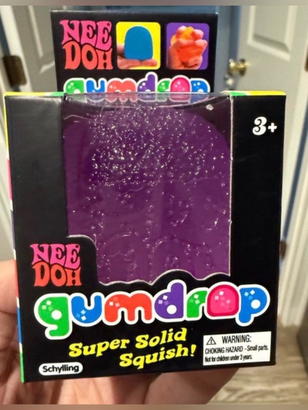 NeeDoh Gumdrop Super Solid Purple Squish. TIKTOK favorite.